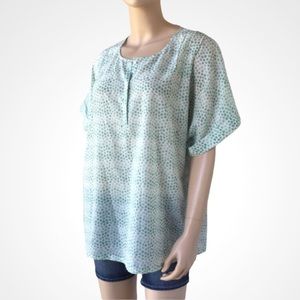 🌸New🌸 J Crew Women’s Short Sleeve Blouse Top L